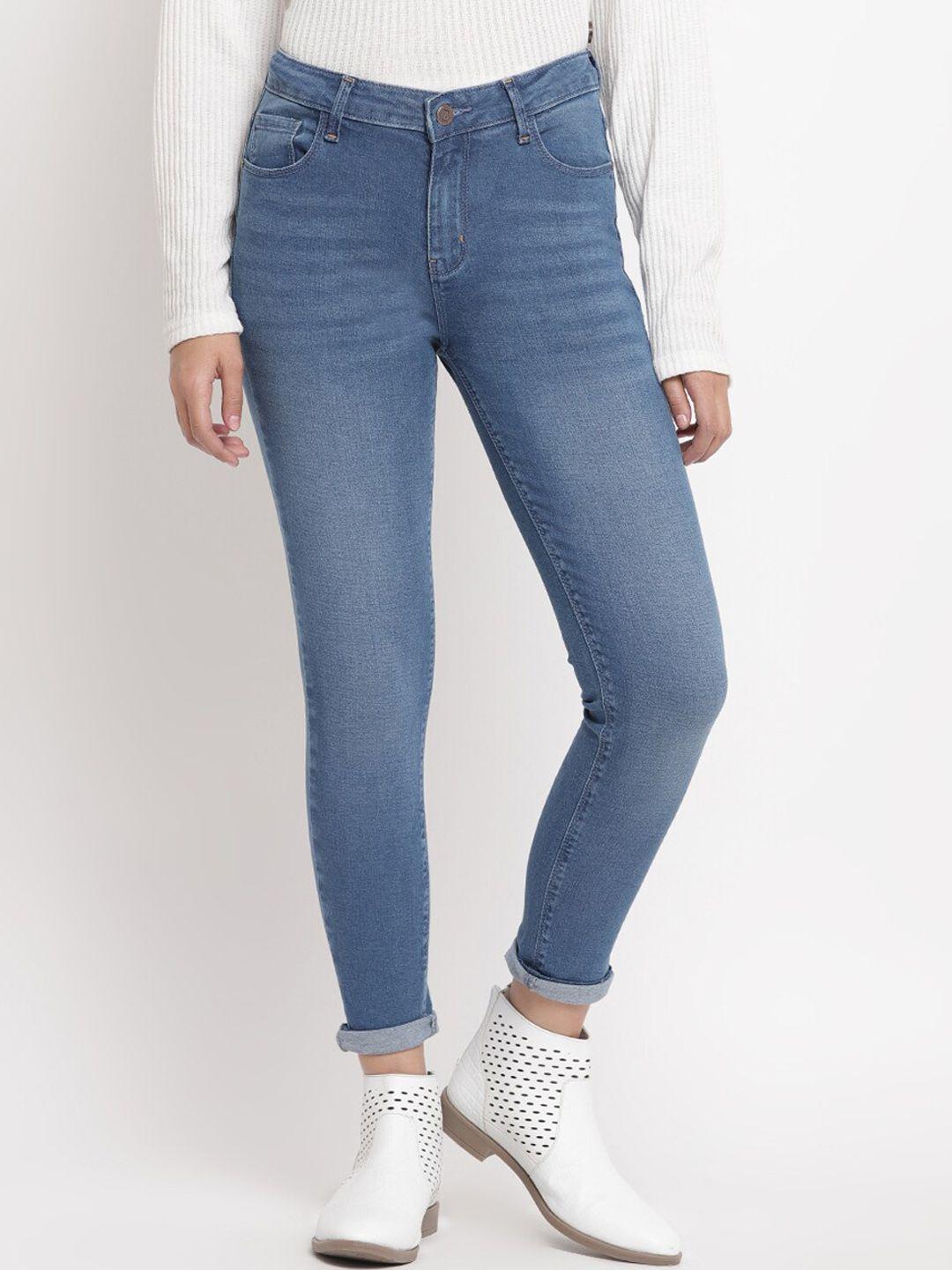 belliskey-women-blue-slim-fit-mid-rise-clean-look-jeans