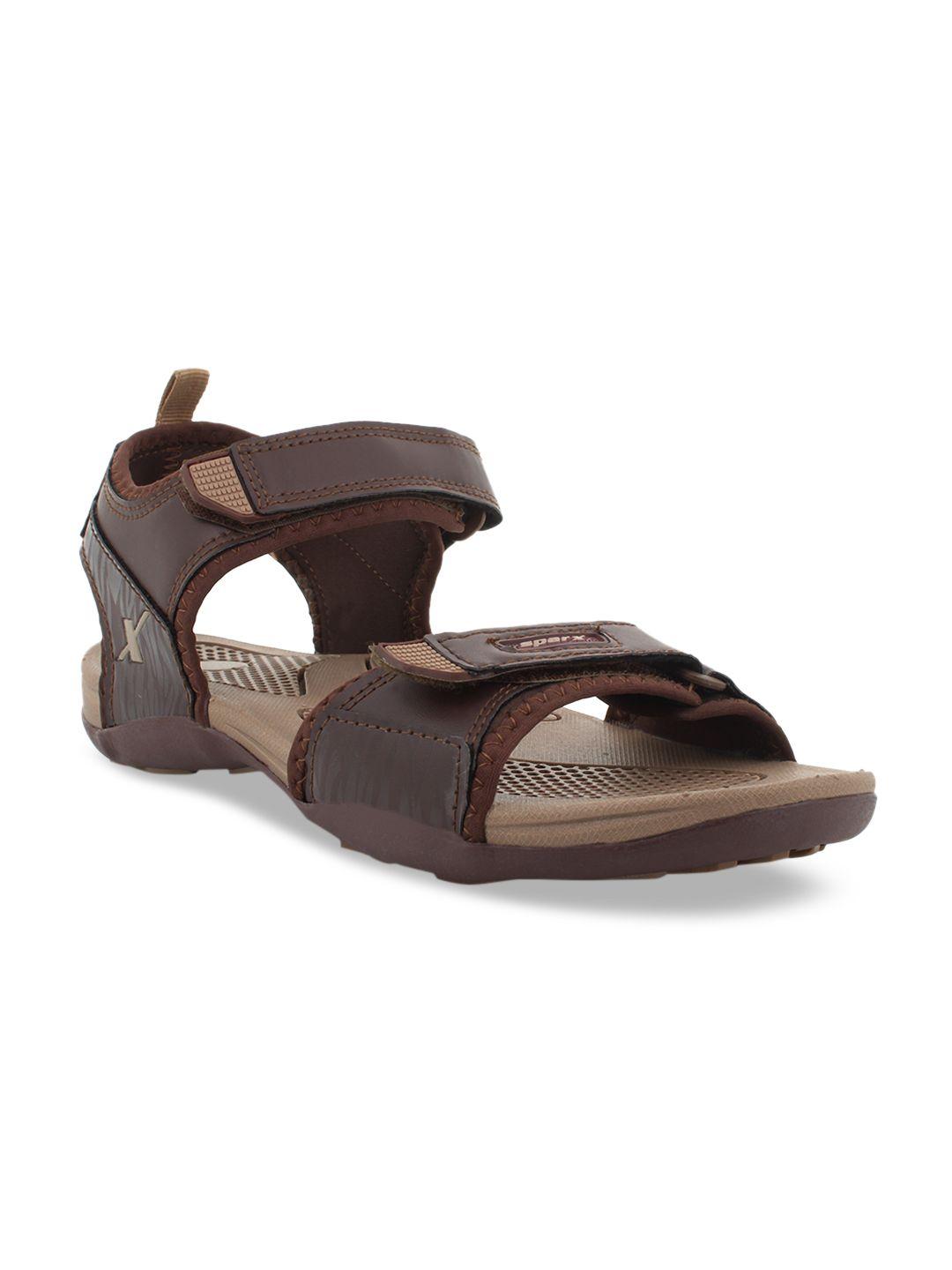 sparx-men-camel-brown-solid-sports-sandals
