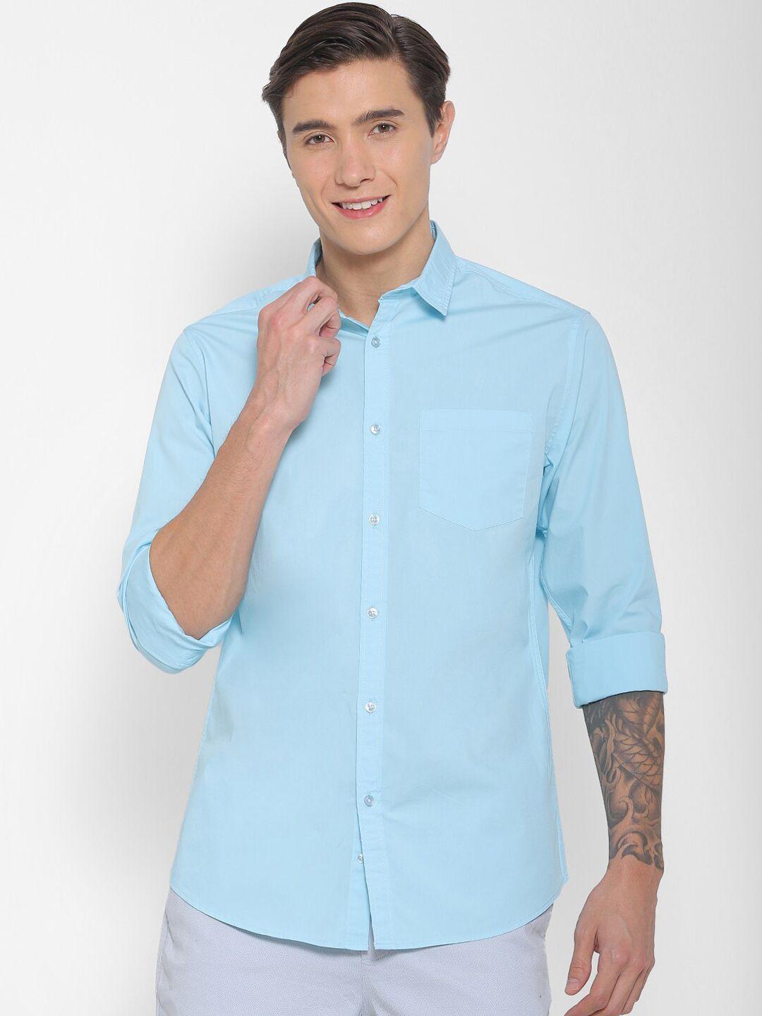 forever-21-men-blue-slim-fit-solid-casual-shirt