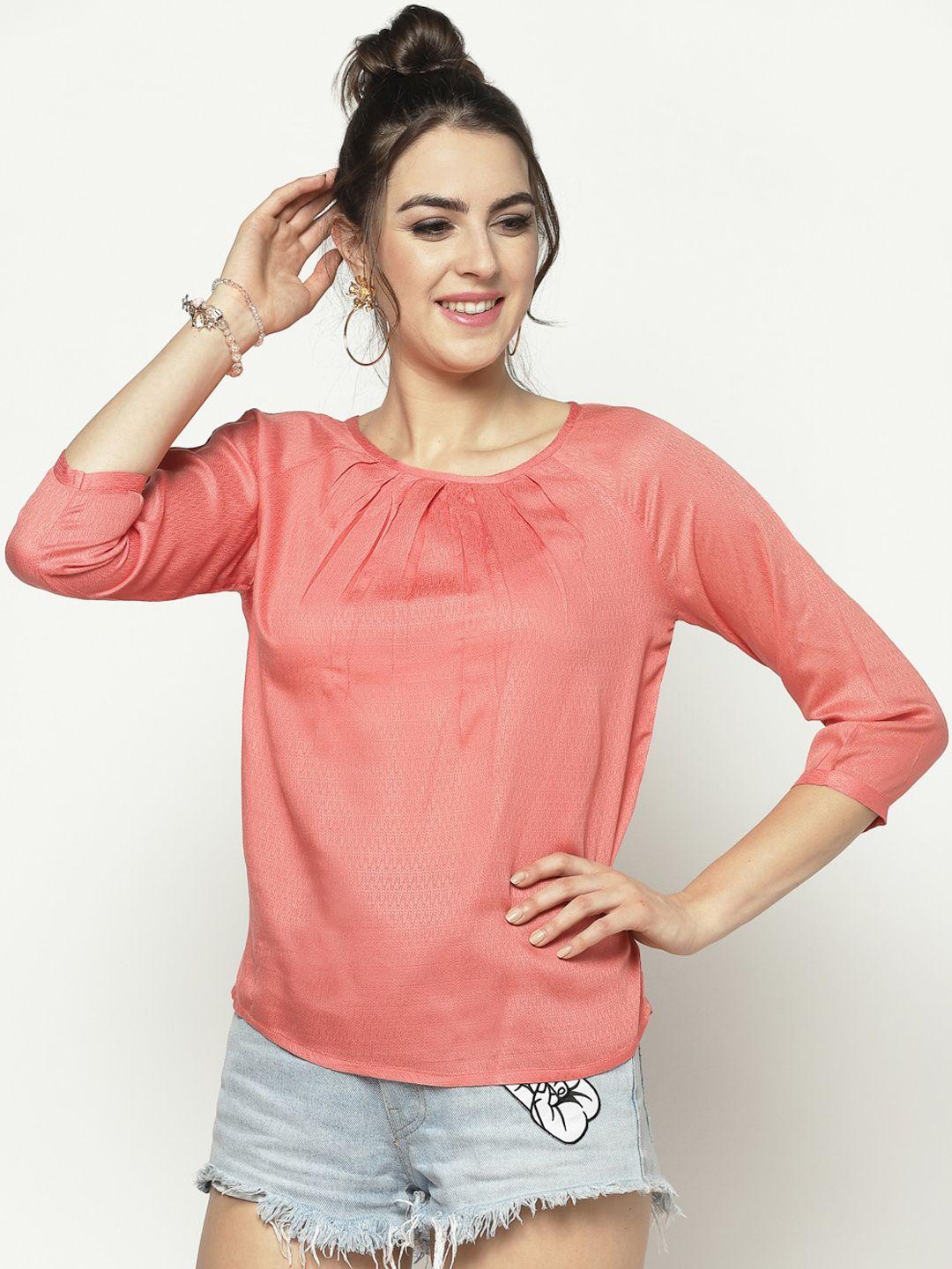 sera-coral-pink-raglan-sleeves-regular-top