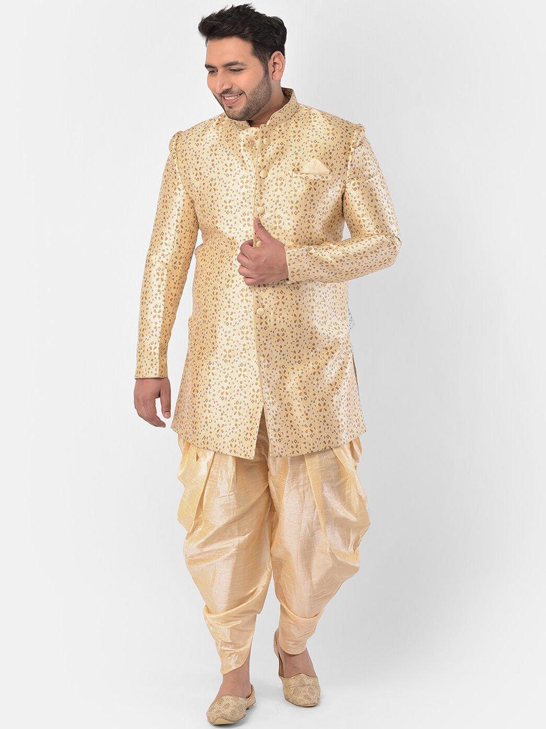 deyann-plus-men-gold-coloured-woven-design-sherwani-set