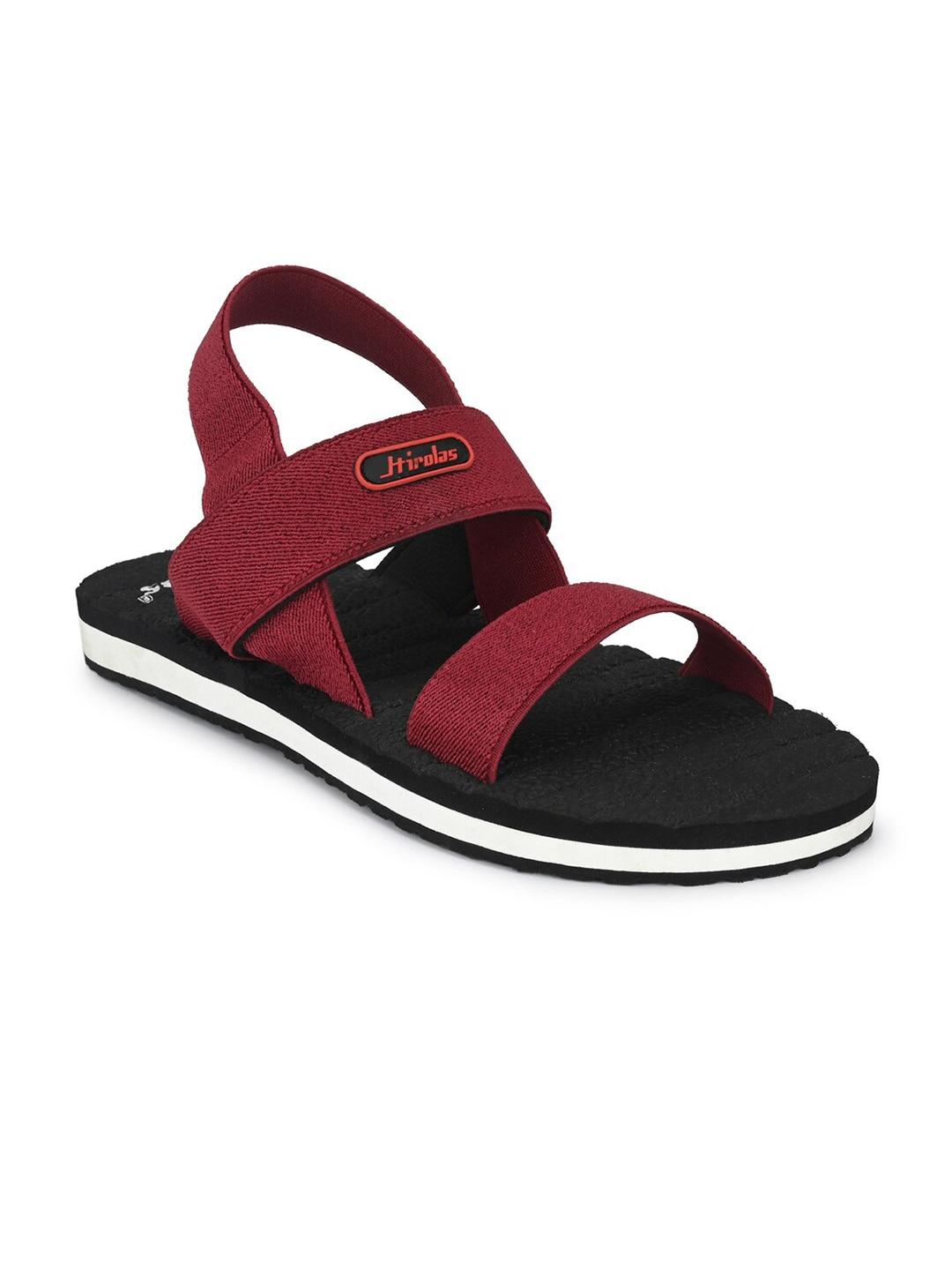 hirolas-men-maroon-&-black-sports-sandals