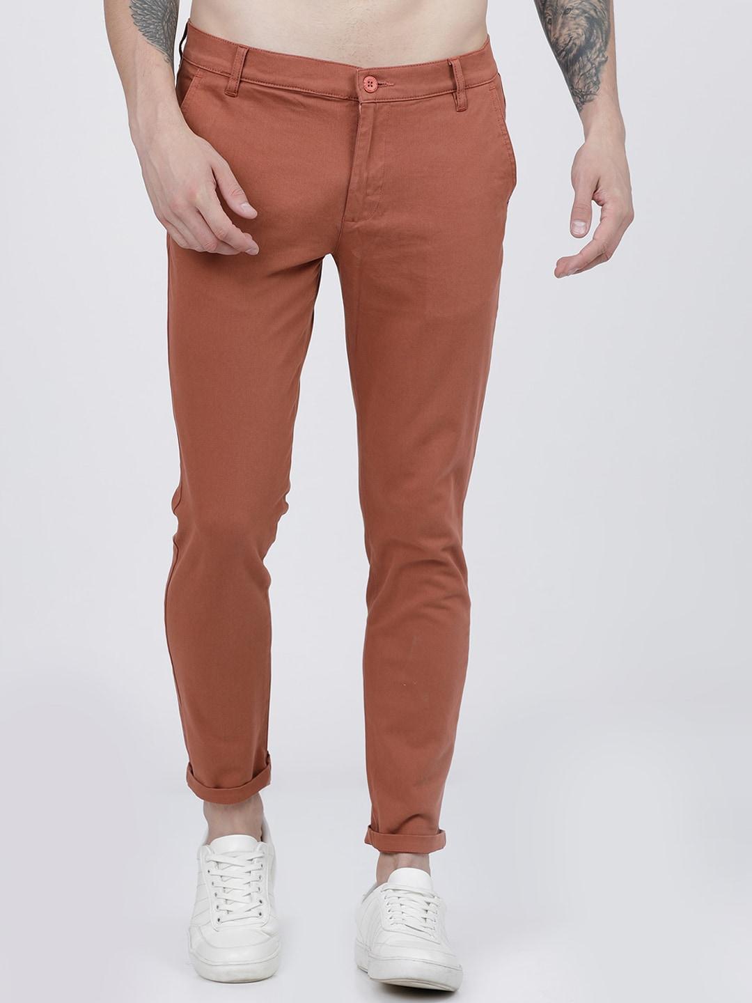 the-indian-garage-co-men-rust-slim-fit-regular-trousers-regular-trousers