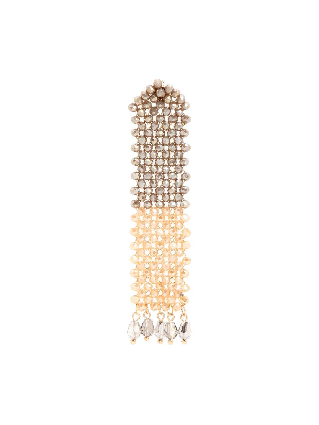 forever-21-peach-coloured-&-brown-chandelier-glass-beaded-contemporary-drop-earrings