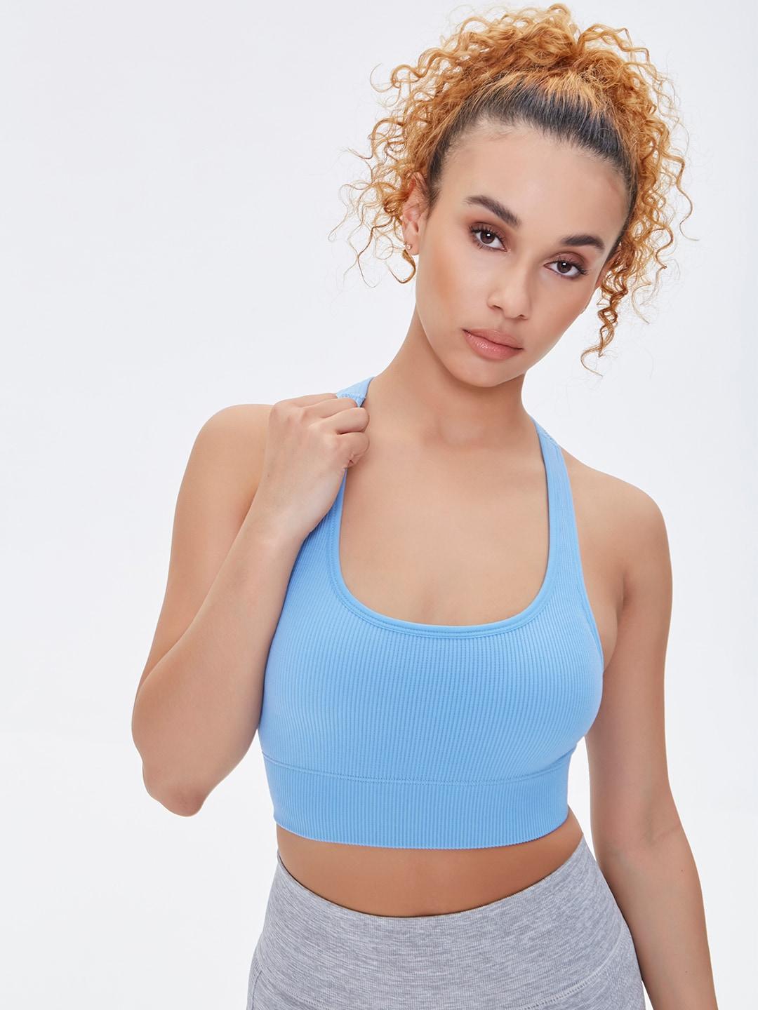 forever-21-blue-full-coverage-seamless-ribbed-workout-bra-43489209