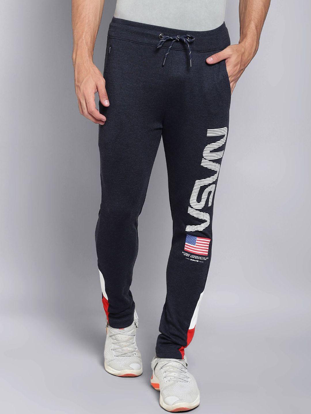 free-authority-men-navy-blue-&-white-nasa-printed-straight-fit-joggers