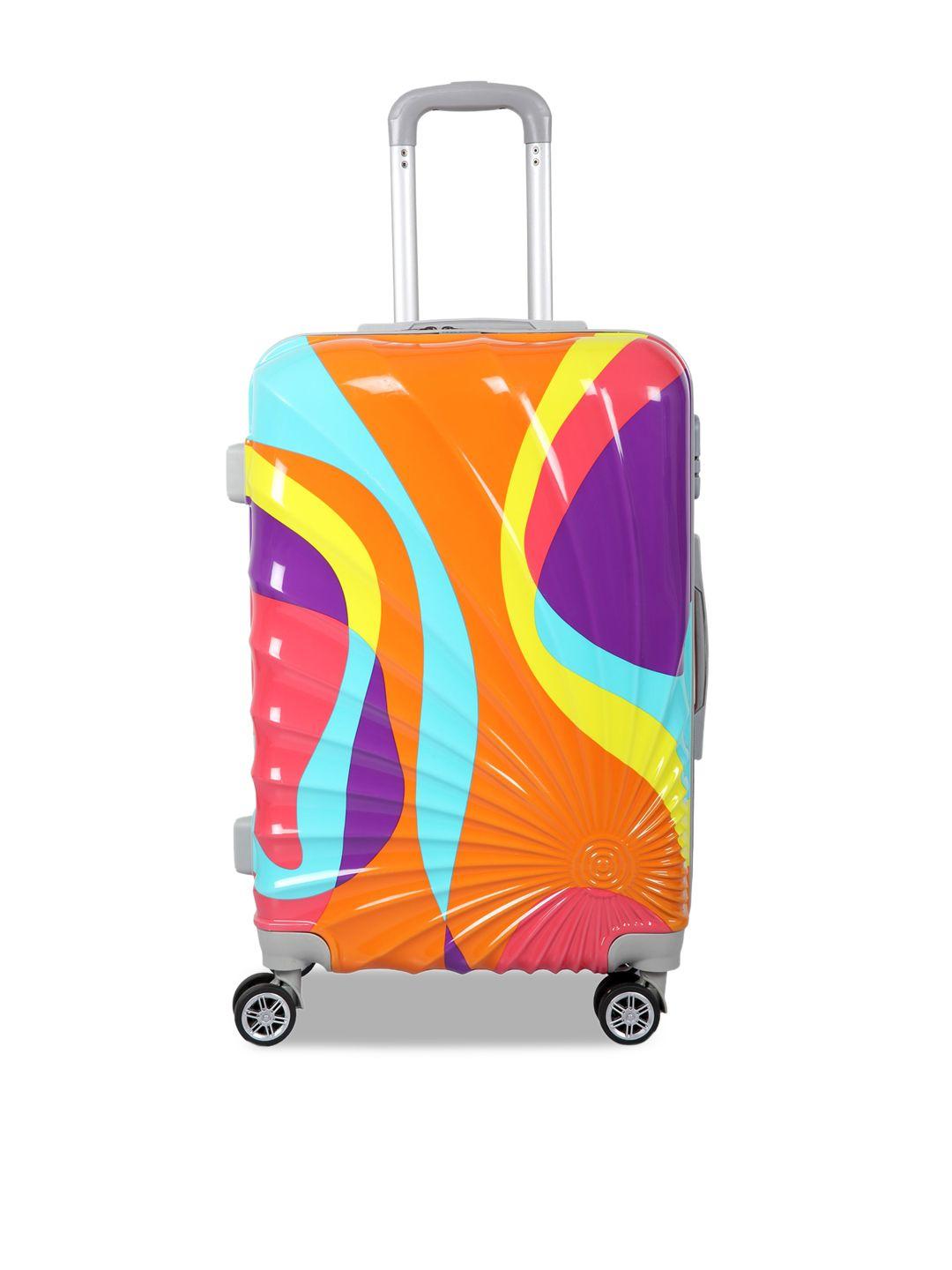 Polo Class Multi Colourblocked Hard-Sided Cabin Trolley Suitcase
