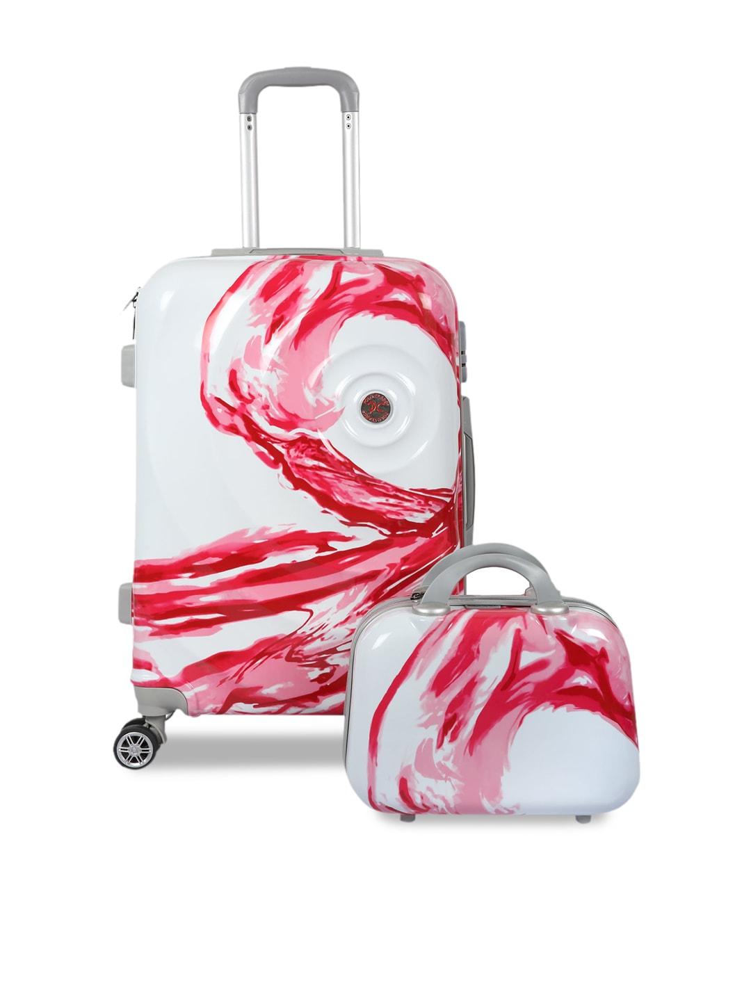 polo-class-red-&-white-24-inch-trolley-bag-with-vanity-bag-60l