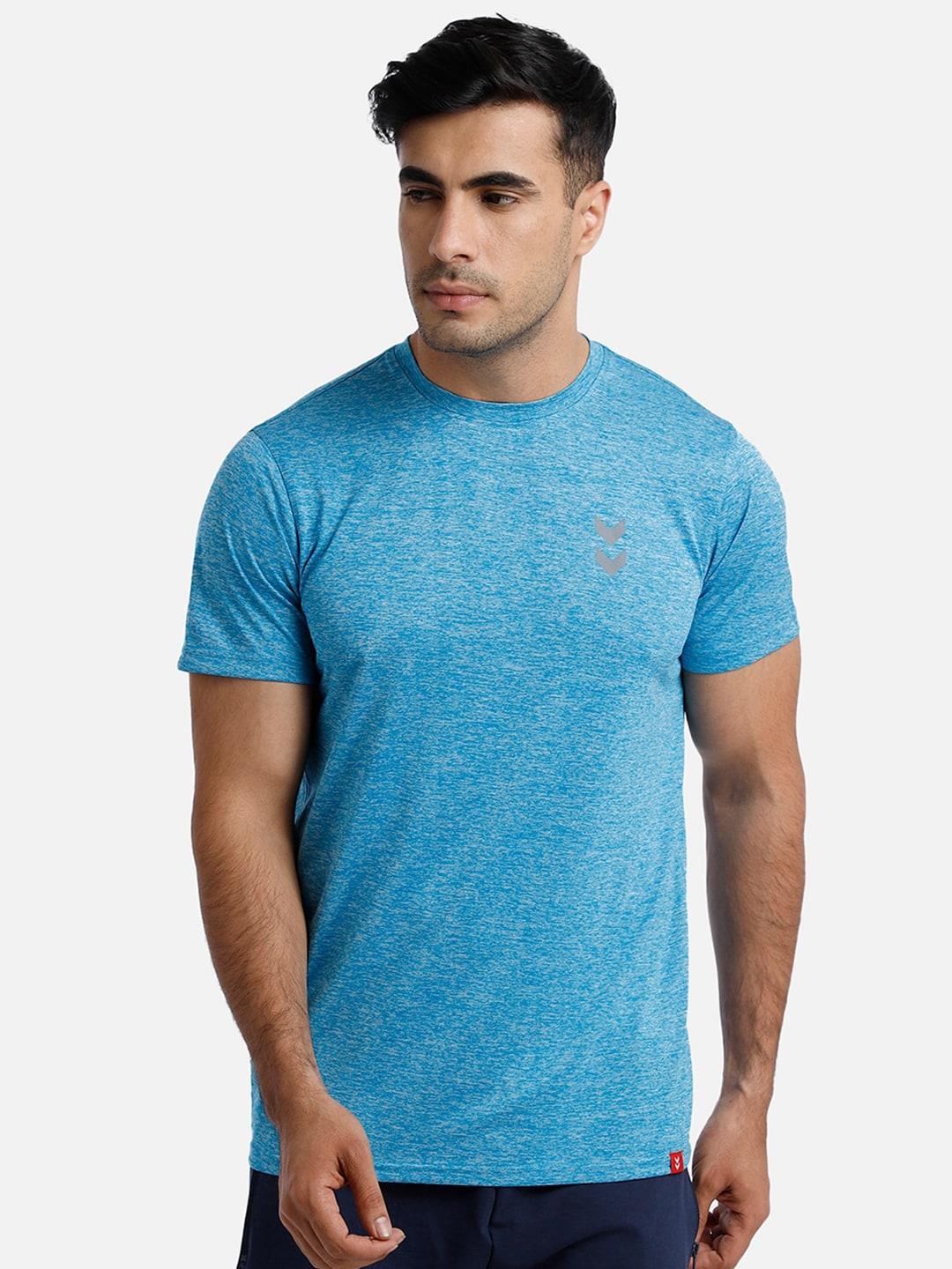 hummel-men-blue-t-shirt