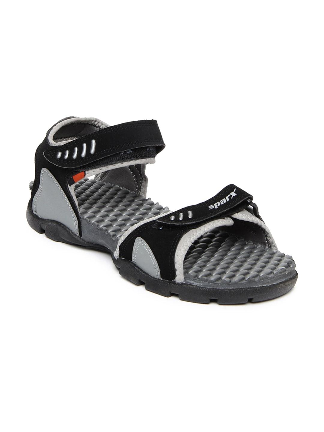 Sparx Men Black Sports Sandals