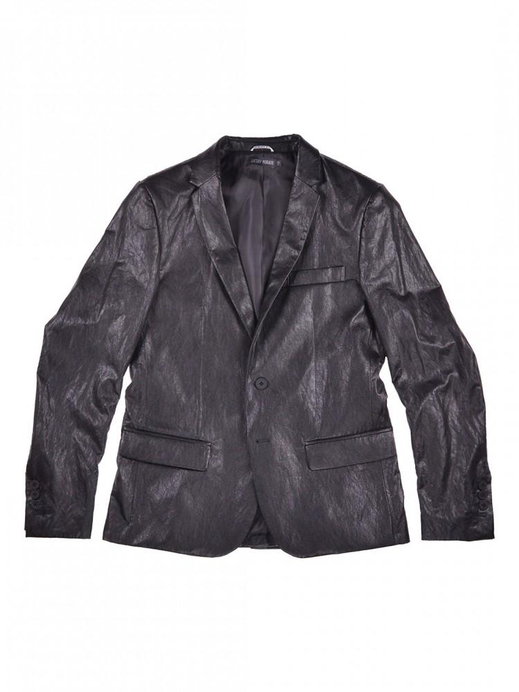 black-solid-collar-blazer
