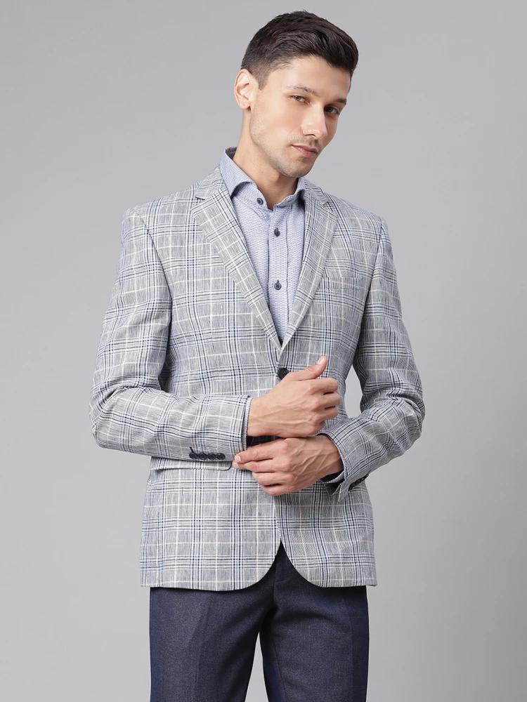 grey-checked-notched-lapel-blazer