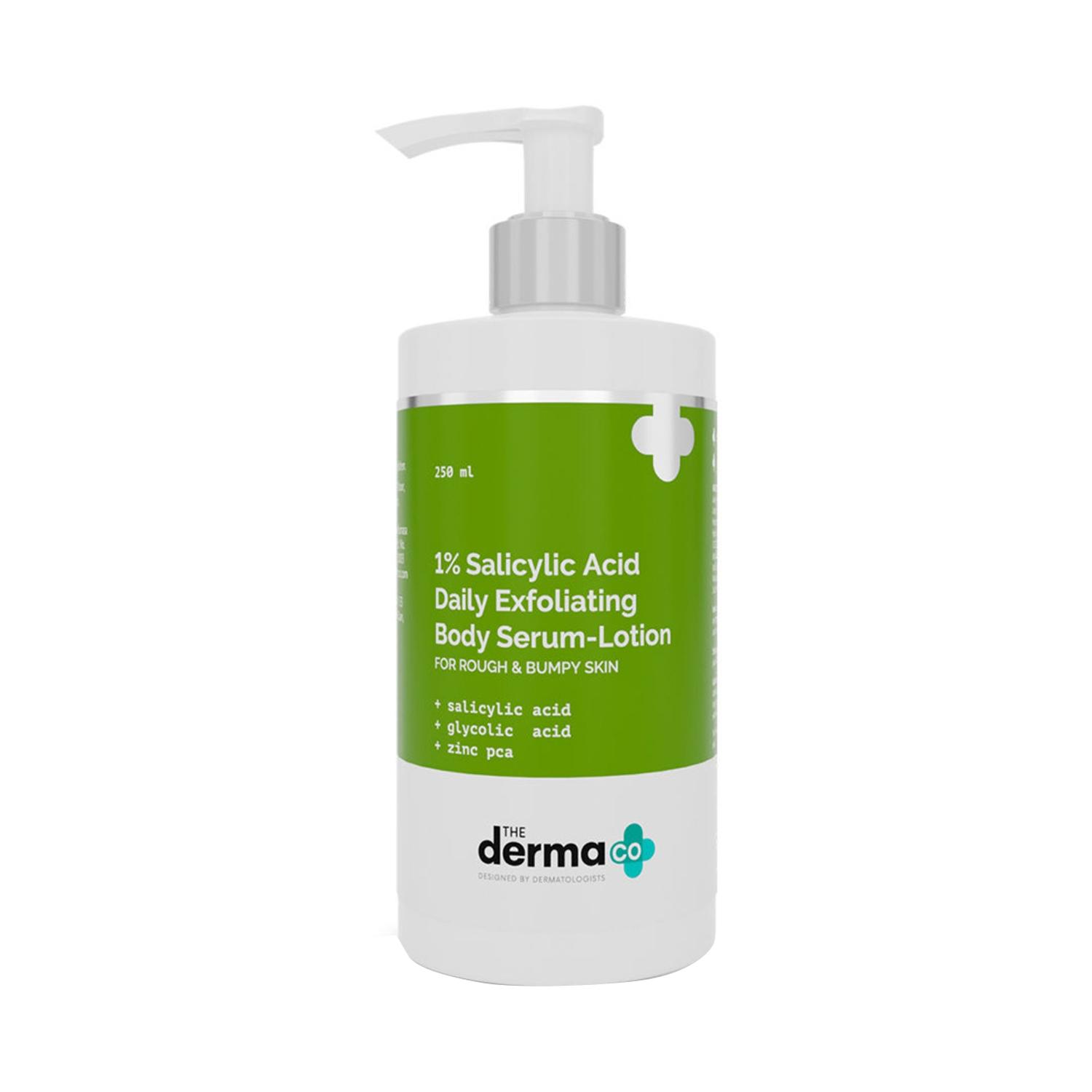 The Derma Co 1% Salicylic Acid Daily Exfoliating Body Serum Lotion (250ml)