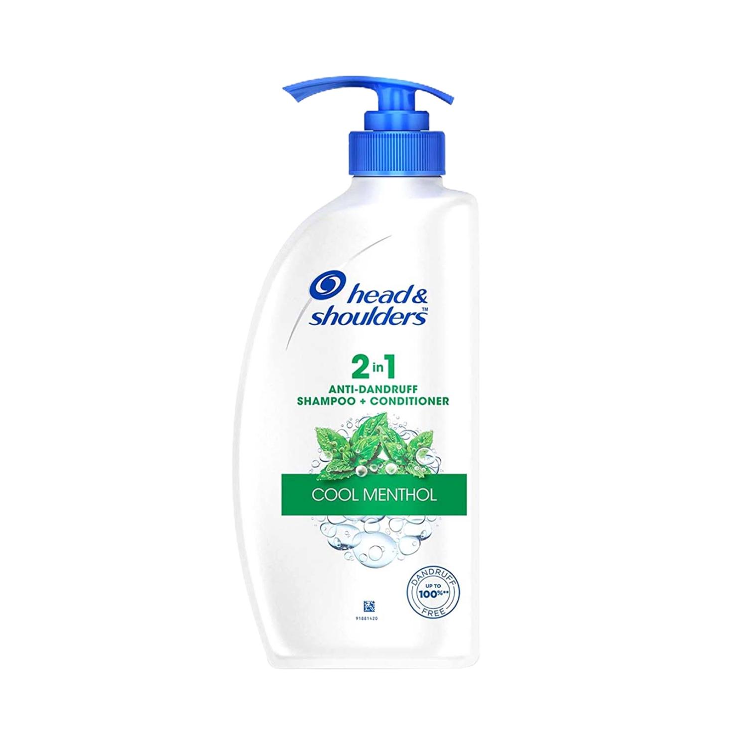 Head & Shoulders 2-In-1 Cool Menthol Anti Dandruff Shampoo + Conditioner (650ml)