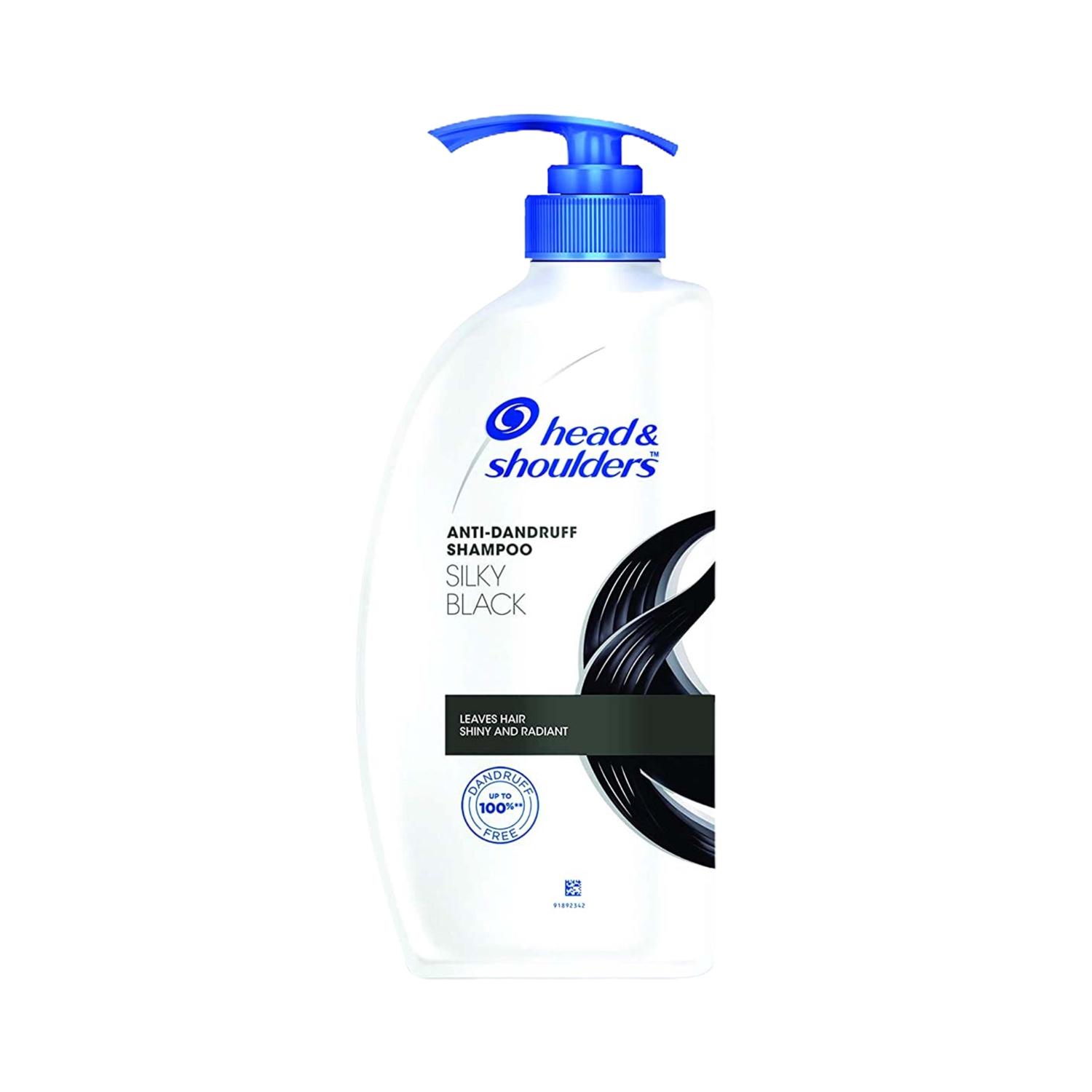 Head & Shoulders Silky Black Anti Dandruff Shampoo (650ml)