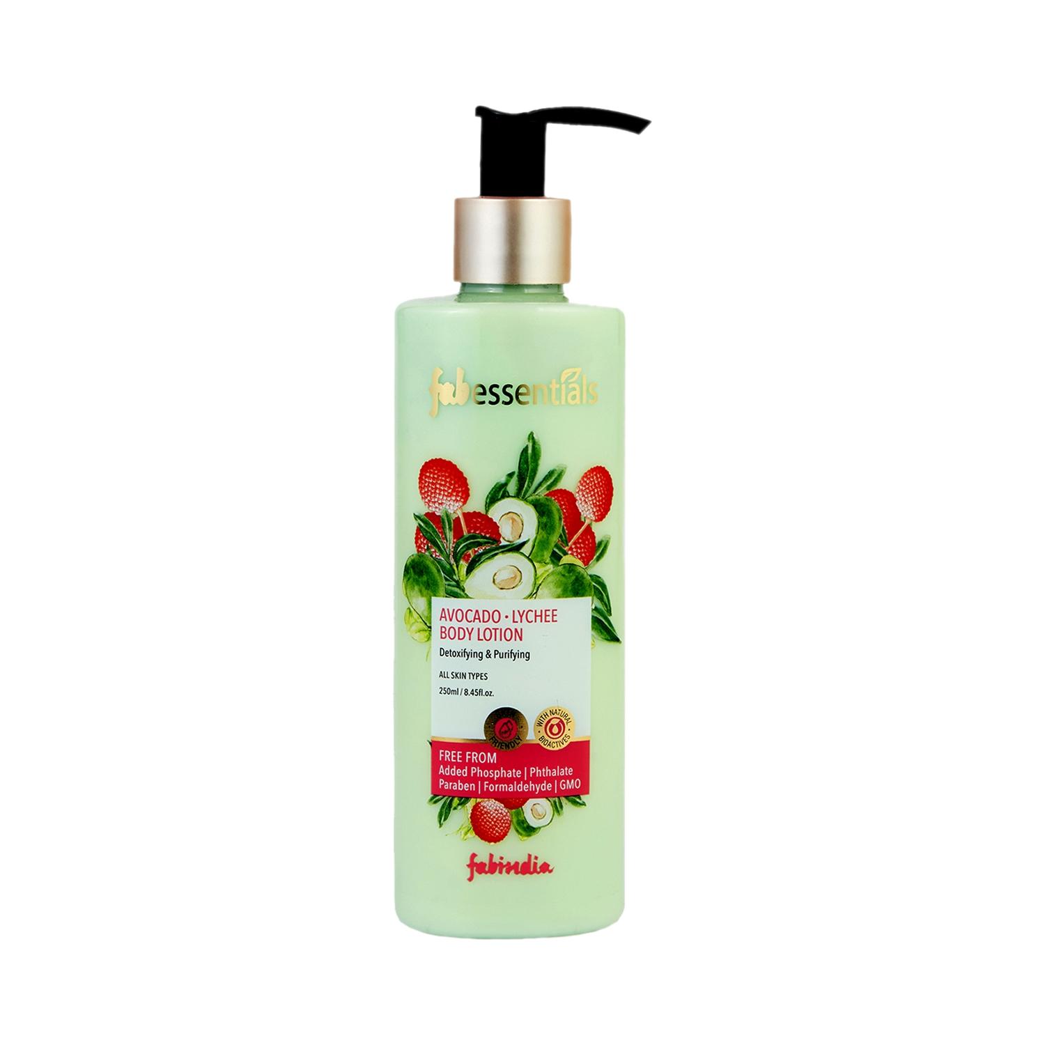 Fabessentials by Fabindia Avocado Lychee Body Lotion (250ml)