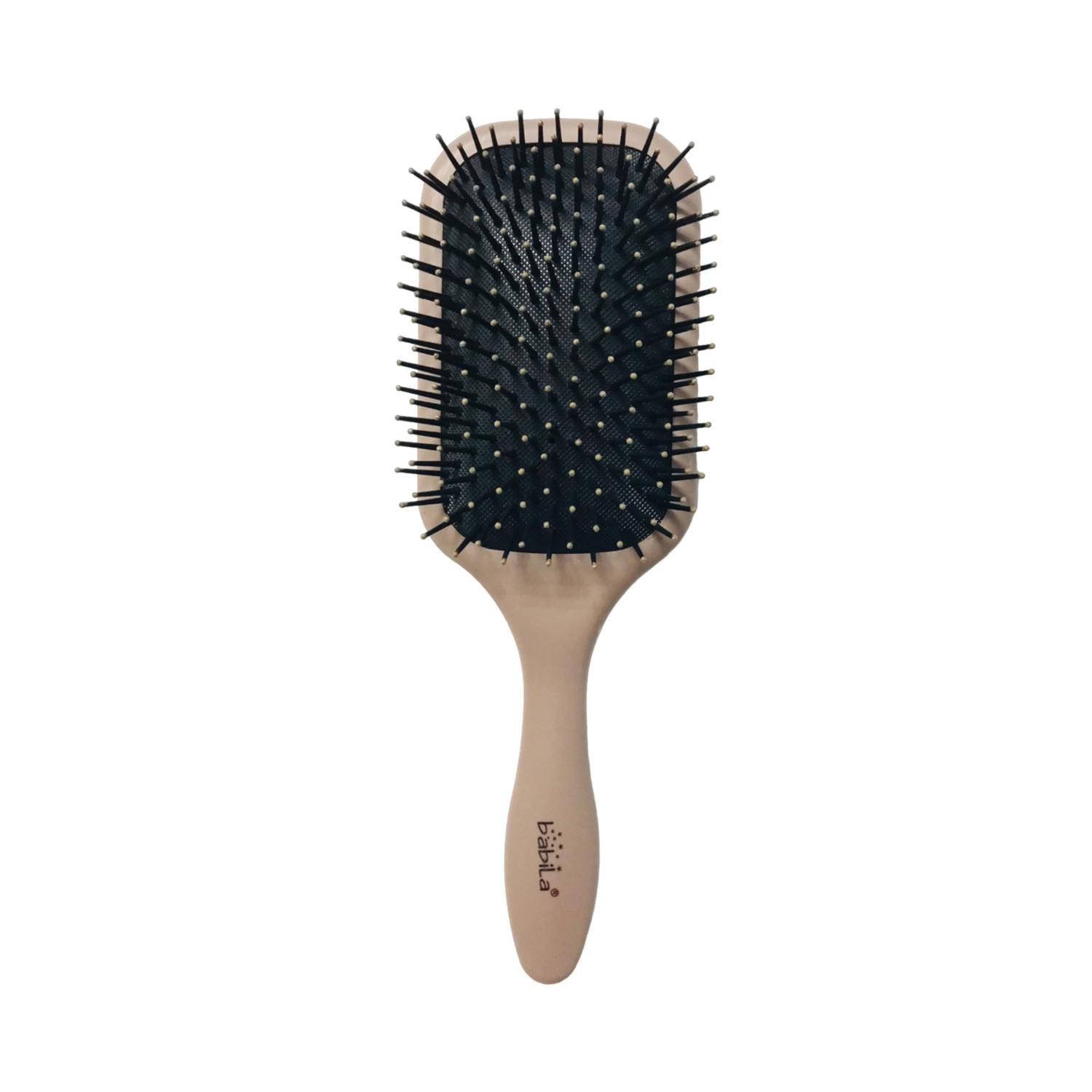 Babila Cushioned Hair Brush - HB-P09 - Black