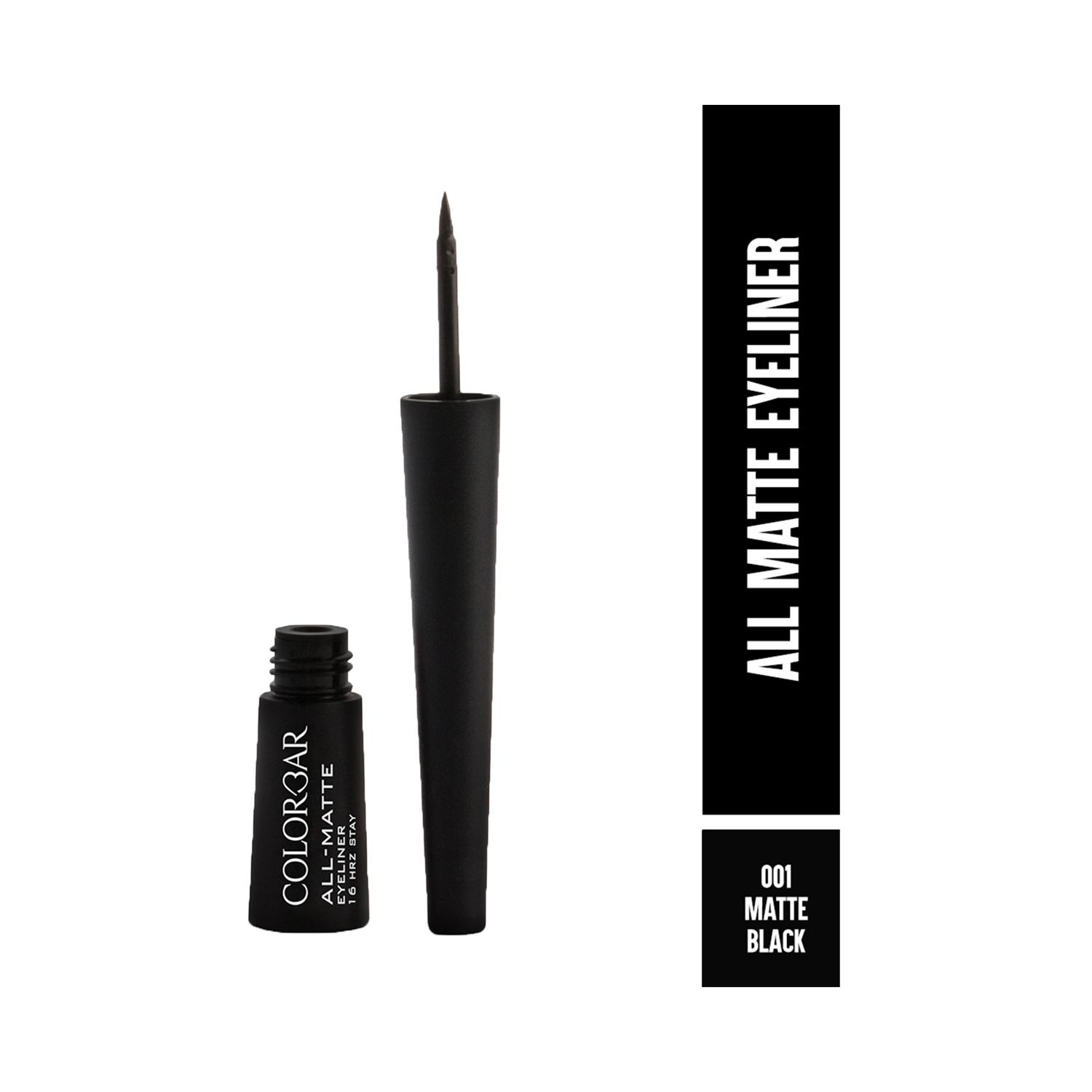 Colorbar All-Matte Eyeliner - 001 Ultimate Black (2.5ml)