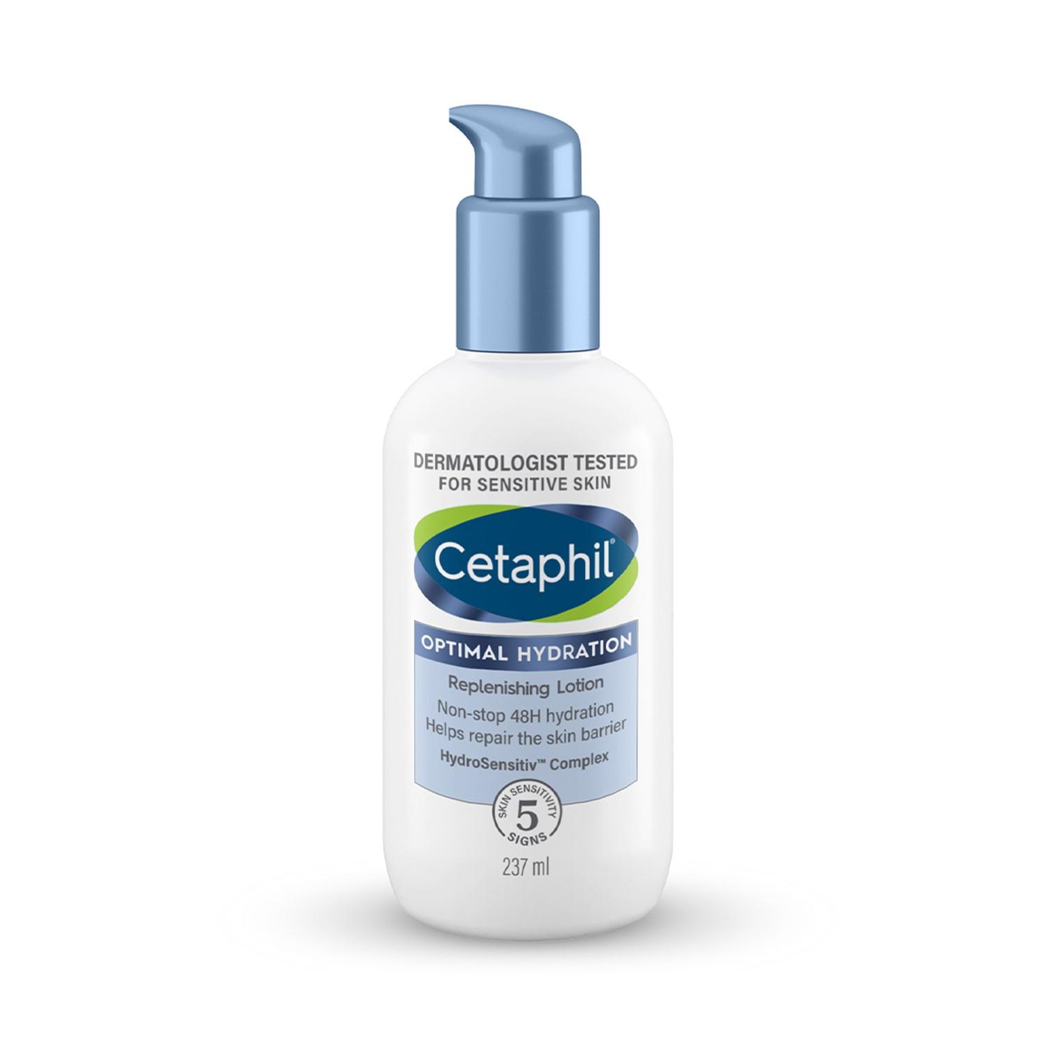 Cetaphil Optimal Hydration Body Lotion with Hyaluronic Acid+Vitamin E For Dehydrated Skin (237ml)