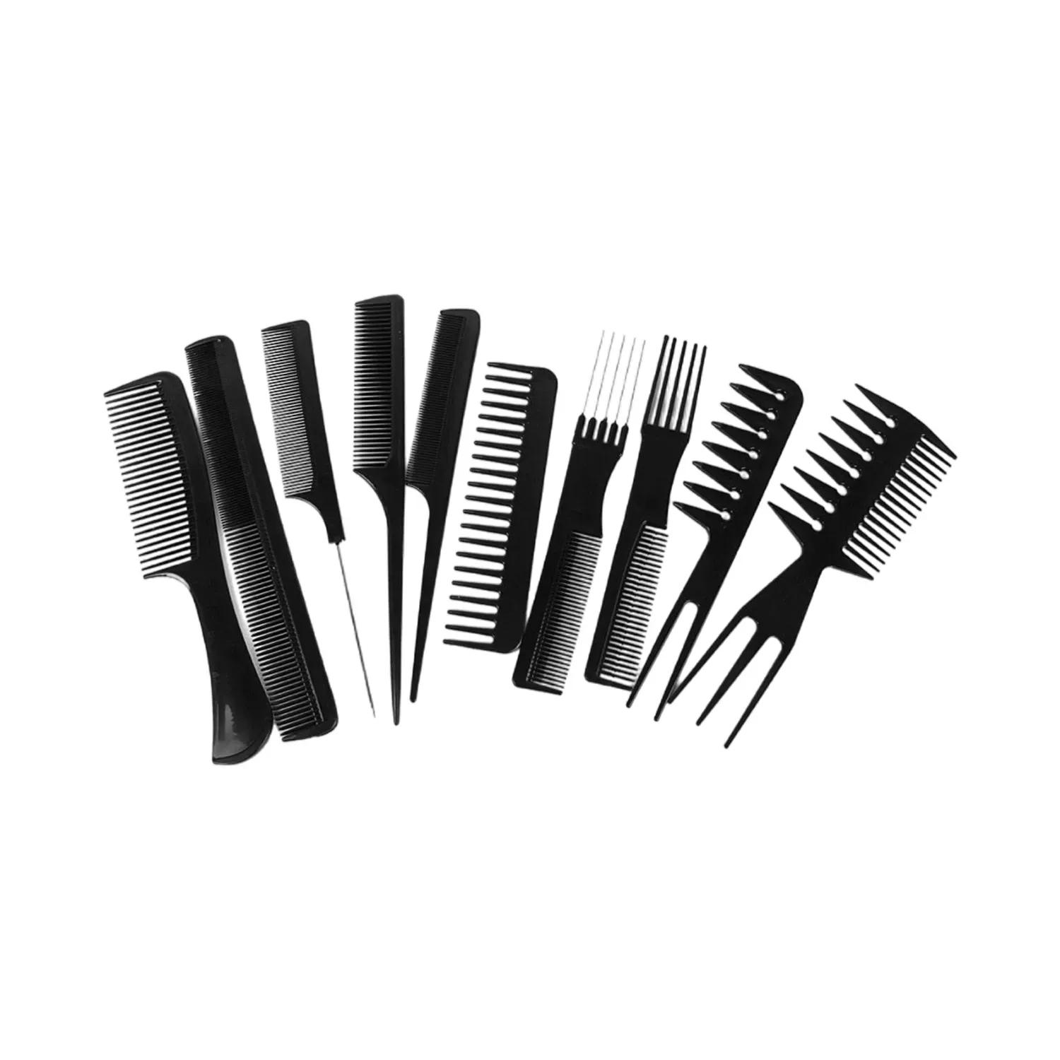 Bronson Professional Hair Comb Set (10Pcs)