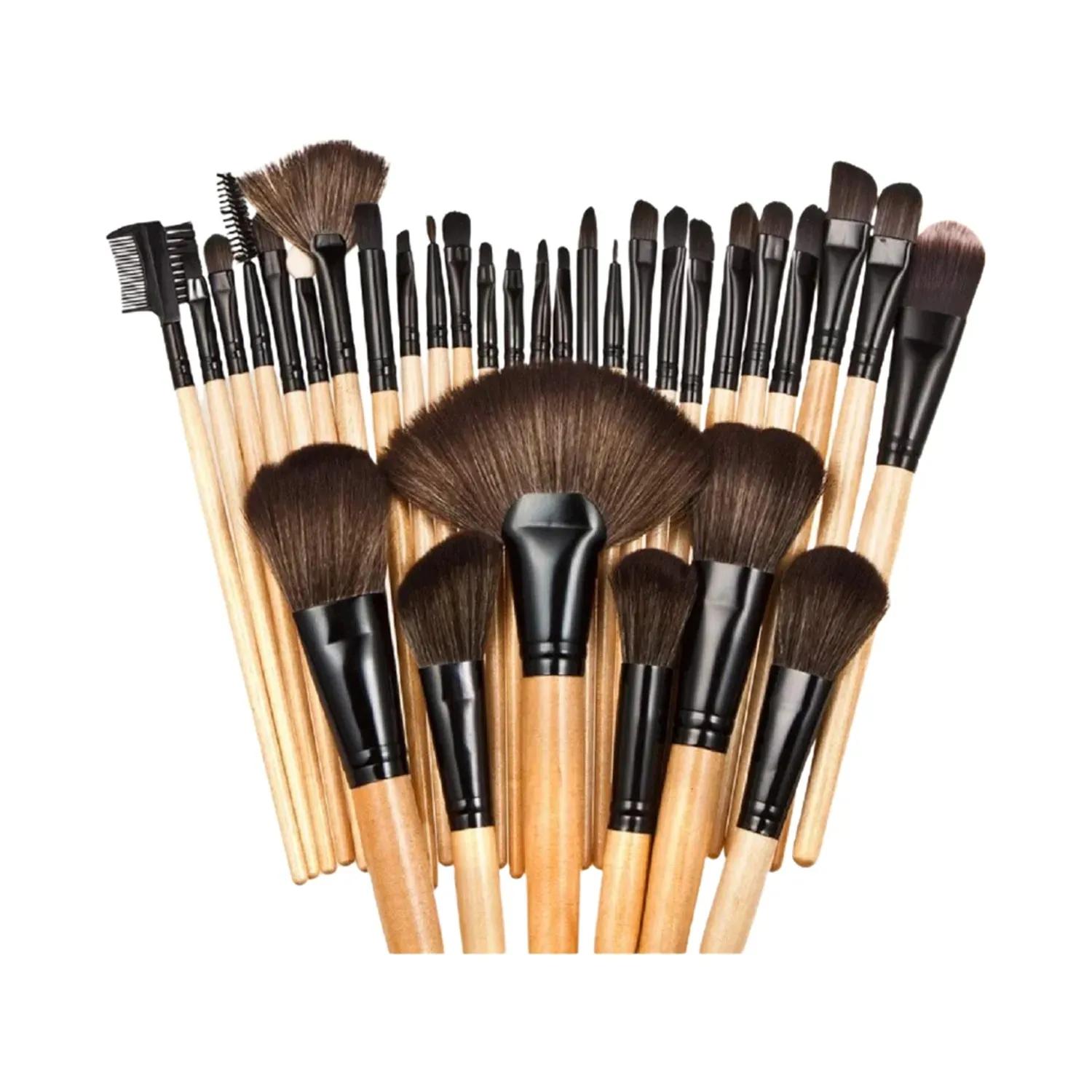 Bronson Professional Makeup Brush Set with Storage Pouch (32Pcs)