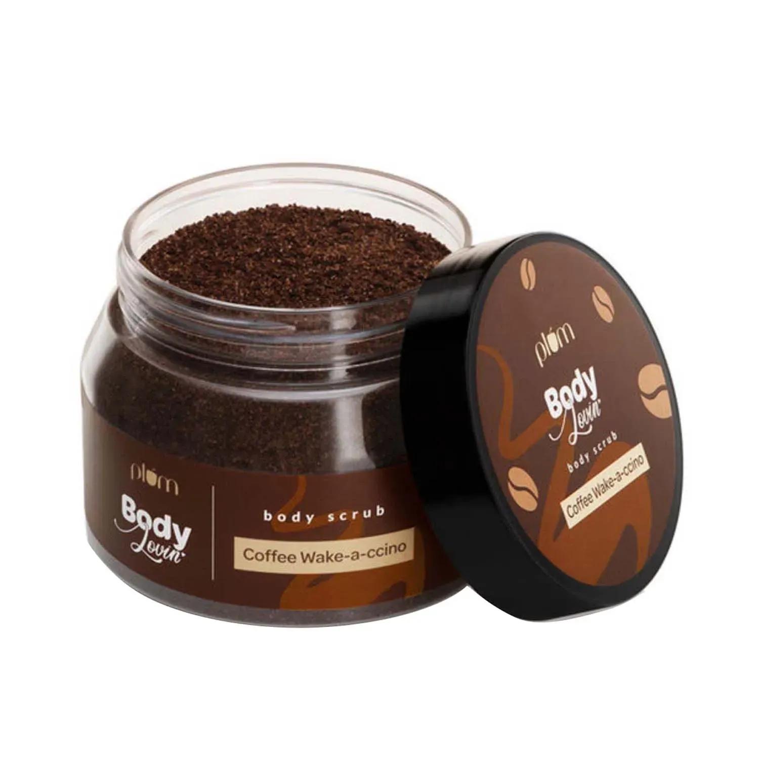 Plum Bodylovin' Coffee Wake-A-Ccino Body Scrub - (100g)