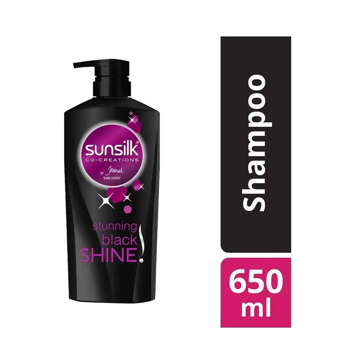 Sunsilk Stunning Black Shine Shampoo - (650ml)