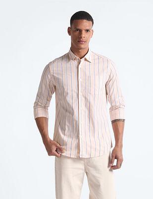 50's-vertical-stripe-shirt
