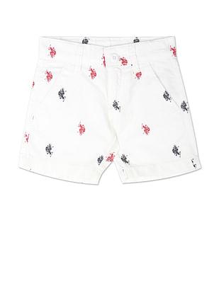 iconic-brand-print-shorts