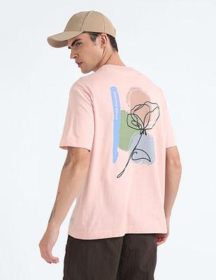 floral-back-oversized-t-shirt