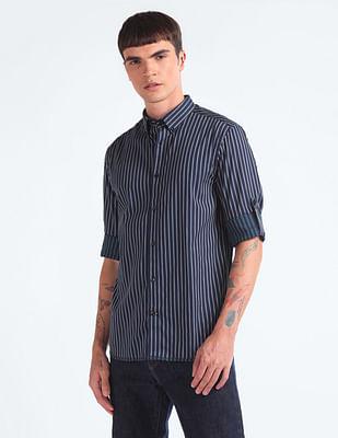 vertical-stripe-cotton-shirt