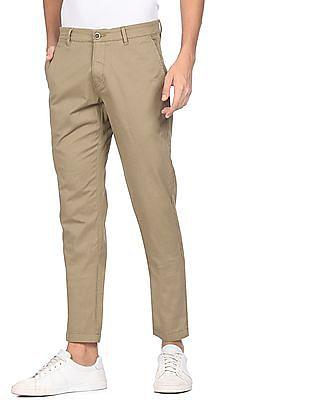 Mid Rise Printed Casual Trousers