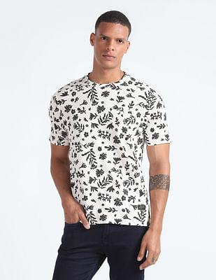 floral-print-cotton-t-shirt