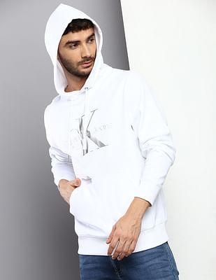 brand-print-ribbed-hem-sweatshirt