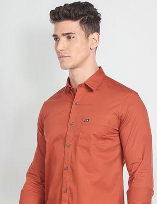spread-collar-cotton-casual-shirt