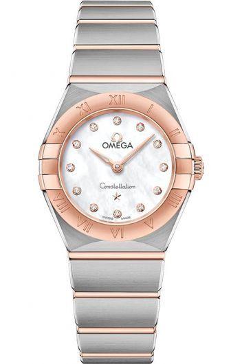 omega-constellation-mop-dial-quartz-watch-with-steel-&-sedna™-gold-bracelet-for-women---131.20.25.60.55.001