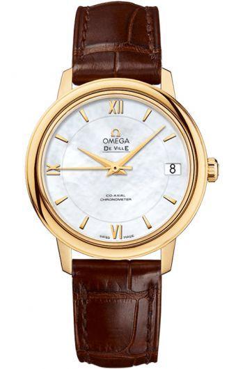 omega-de-ville-mop-dial-automatic-watch-with-leather-strap-for-women---424.53.33.20.05.002