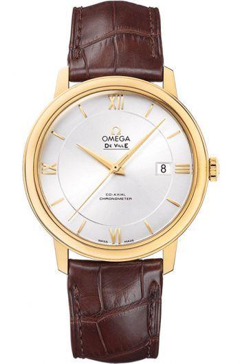 omega-de-ville-silver-dial-automatic-watch-with-leather-strap-for-men---424.53.40.20.02.002