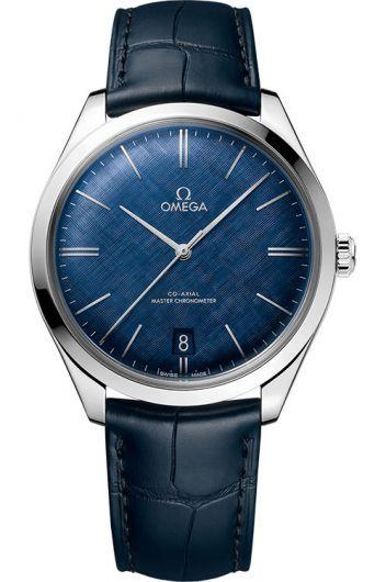omega-de-ville-blue-dial-manual-winding-watch-with-leather-strap-for-men---435.13.40.21.03.001