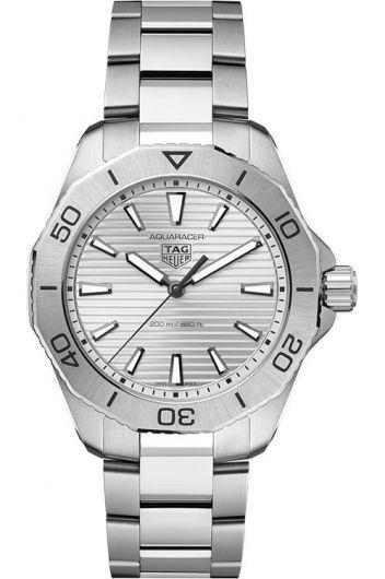 Tag Heuer Aquaracer White Dial Quartz Watch With Steel Bracelet For Men - Wbp1111.Ba0627