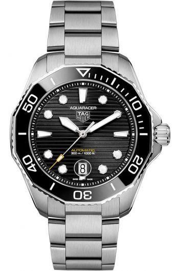 Tag Heuer Aquaracer Black Dial Automatic Watch With Steel Bracelet For Men - Wbp201A.Ba0632