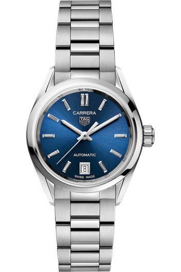 Tag Heuer Carrera Blue Dial Automatic Watch With Steel Bracelet For Women - Wbn2411.Ba0621