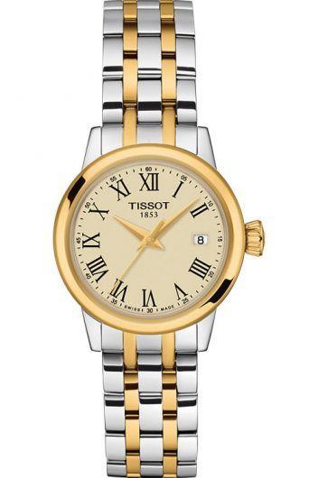 tissot-t-classic-ivory-dial-quartz-watch-with-steel-&-yellow-gold-pvd-bracelet-for-women---t129.210.22.263.00