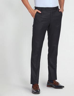 Mid Rise Hudson Tailored Fit Formal Trousers