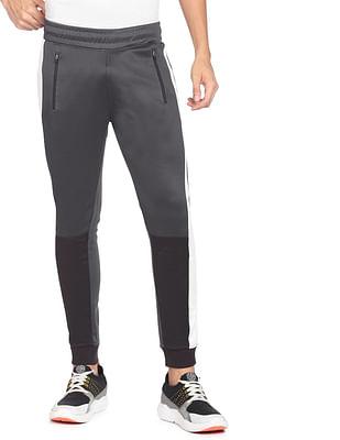 men-dark-grey-panelled-polyester-joggers