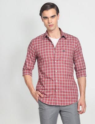 twill-tartan-check-cotton-casual-shirt