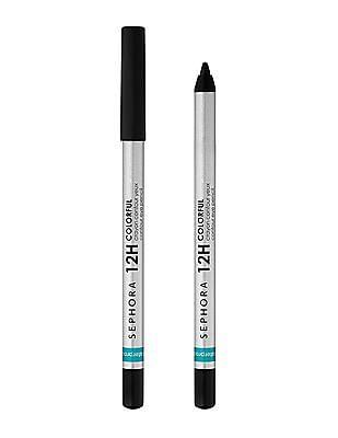 12H Colorful Contour Eye Pencil (Waterproof) - 01 Black Lace (Matte)