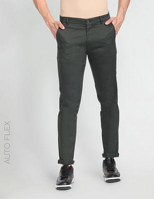 auto-flex-solid-casual-trousers