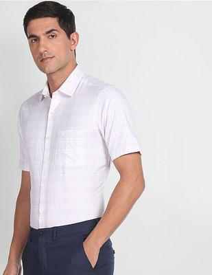 short-sleeve-tartan-check-shirt
