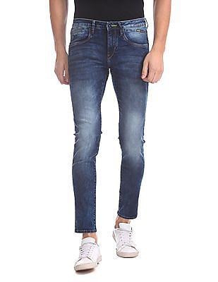 Michael Slim Tapered Stone Wash Jeans